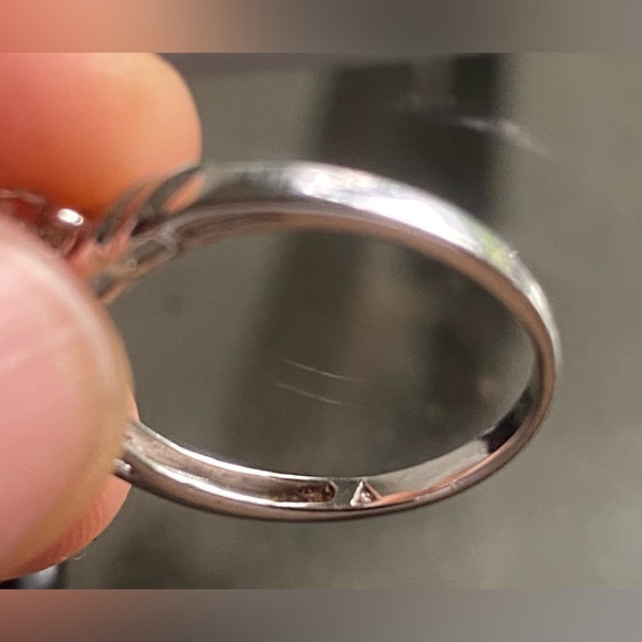 Pandora Sterling Silver Forever Promise Ring and Mystic Topaz Heart/CZ Ring - Picture 5 of 16